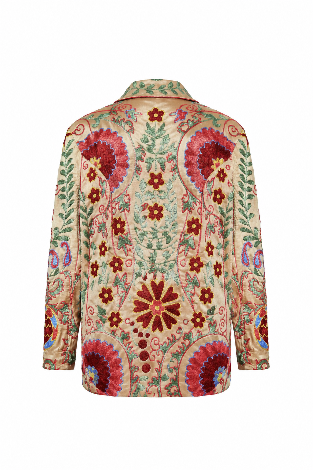 Suzani Ecru Silk Jacket
