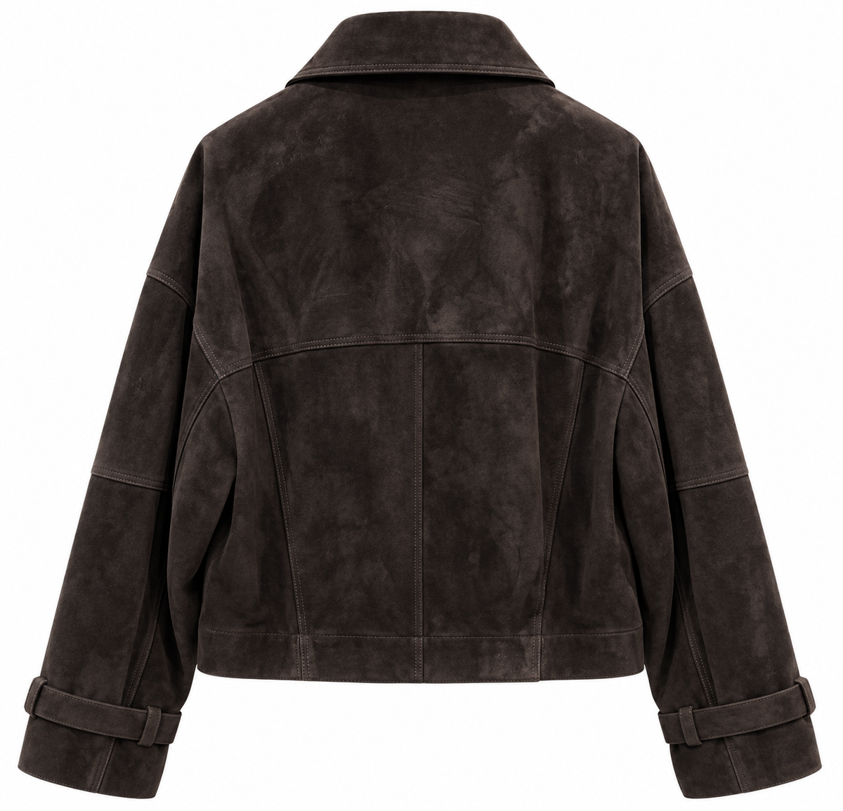 Iris Dark Brown Suede Jacket