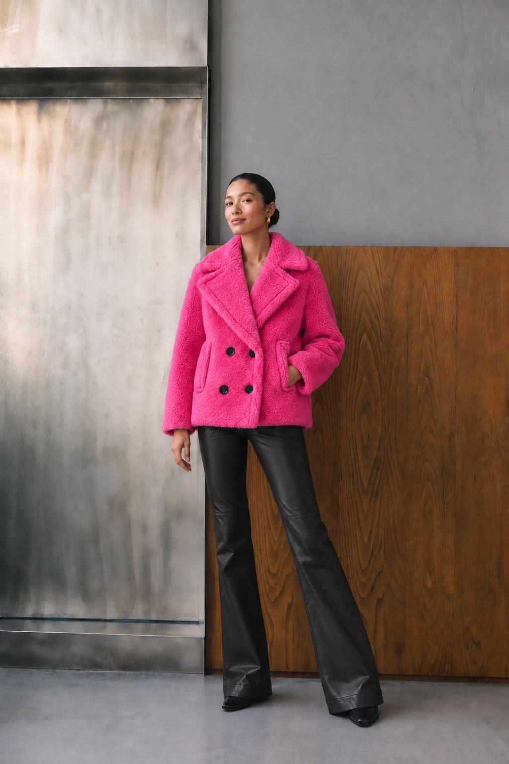 Pink Teddy Jacket