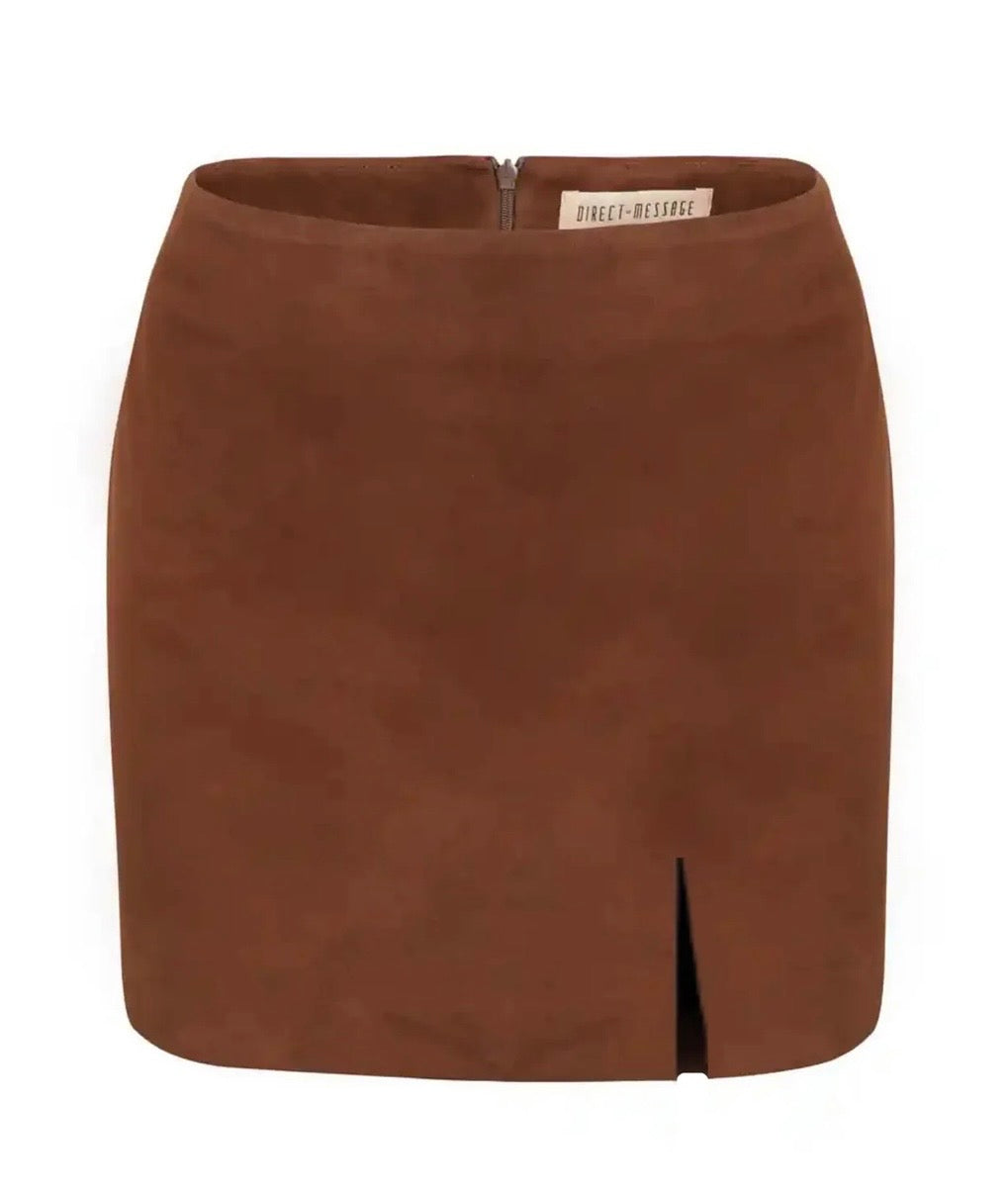 Rosa Suede Skirt