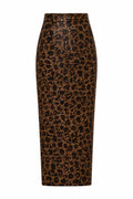 Leopard Pencil Skirt
