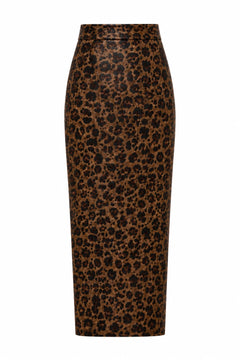 Leopard Pencil Skirt