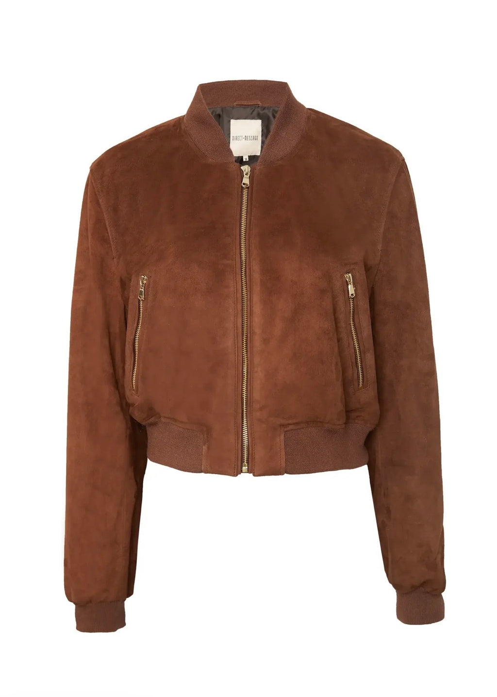 Rosa Suede Bomber Jacket