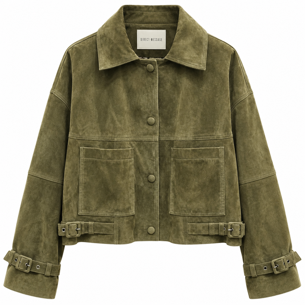 Iris Green Suede Jacket
