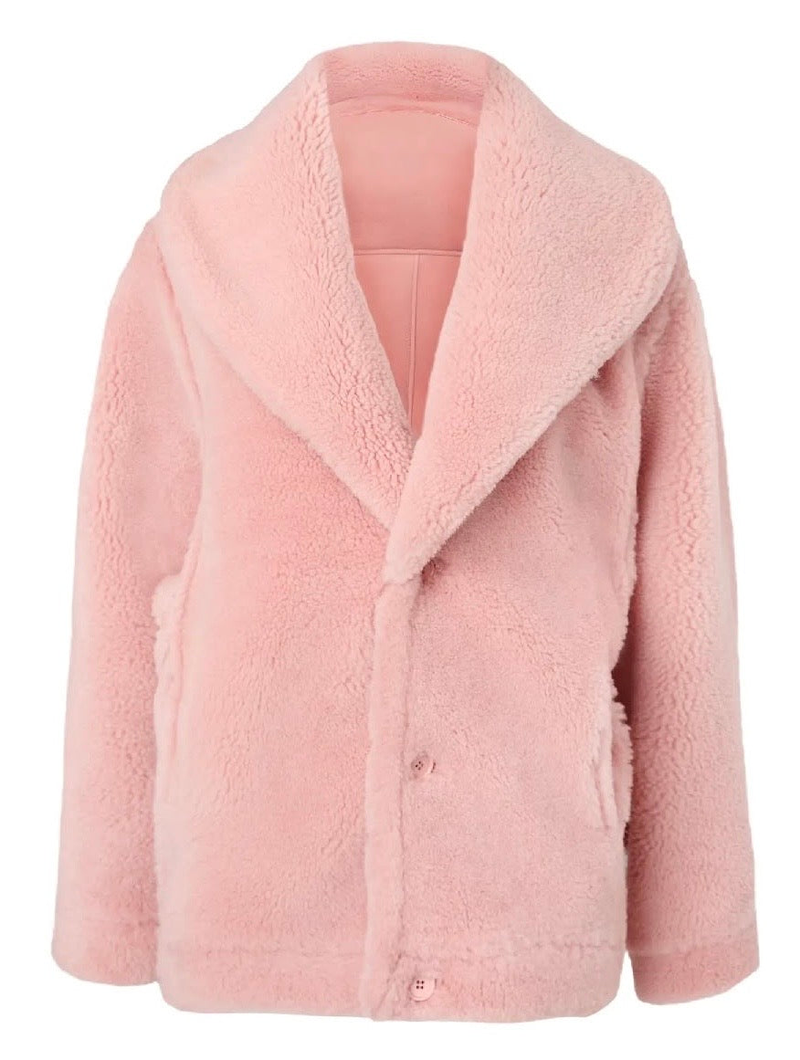 Lexi Pink Reversible Nappa Jacket