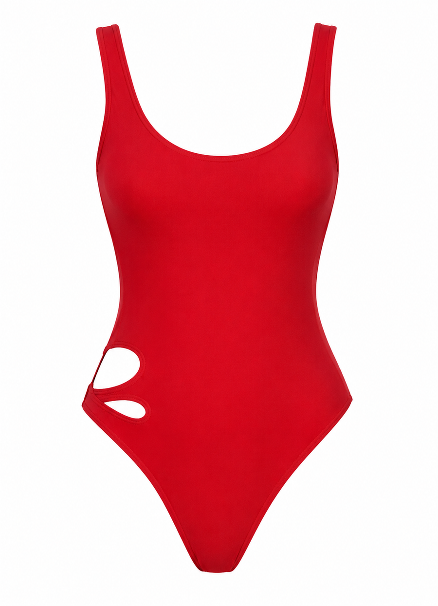 Bonfire Swimsuit in Red