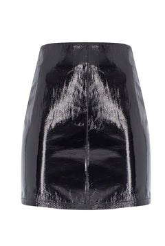 Debra Leather Skirt