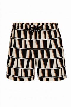 Black Geo Men's Short