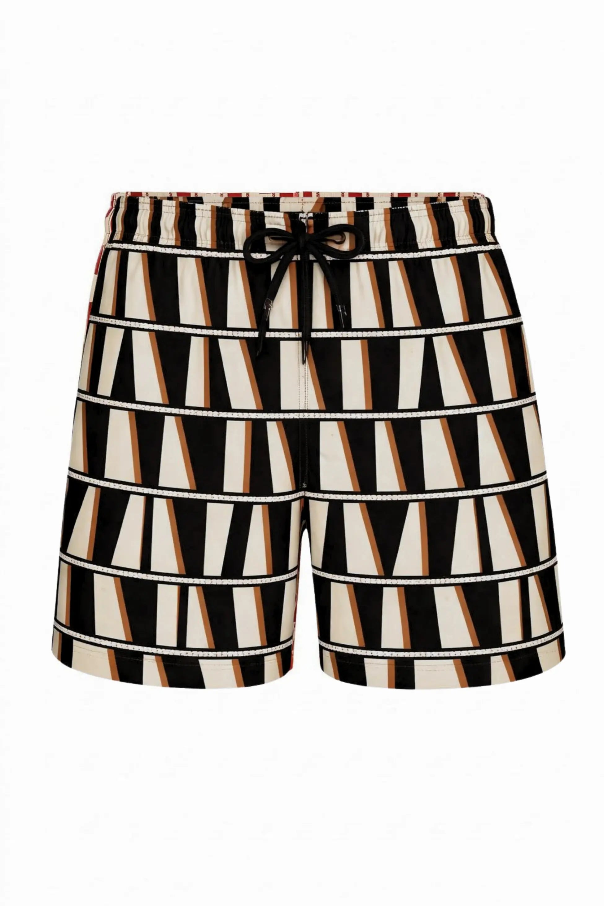 Black Geo Men's Short
