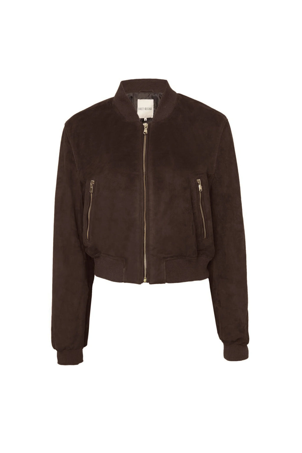 Rosa Suede Bomber Jacket