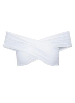 Beyaz Iyo Bikini Üstü