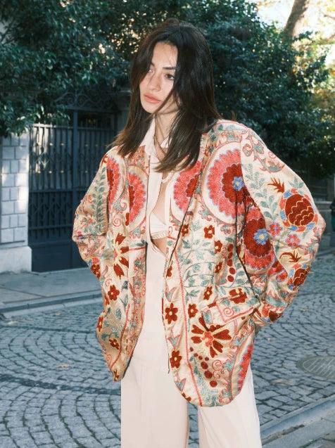 Silk Suzani Jacket