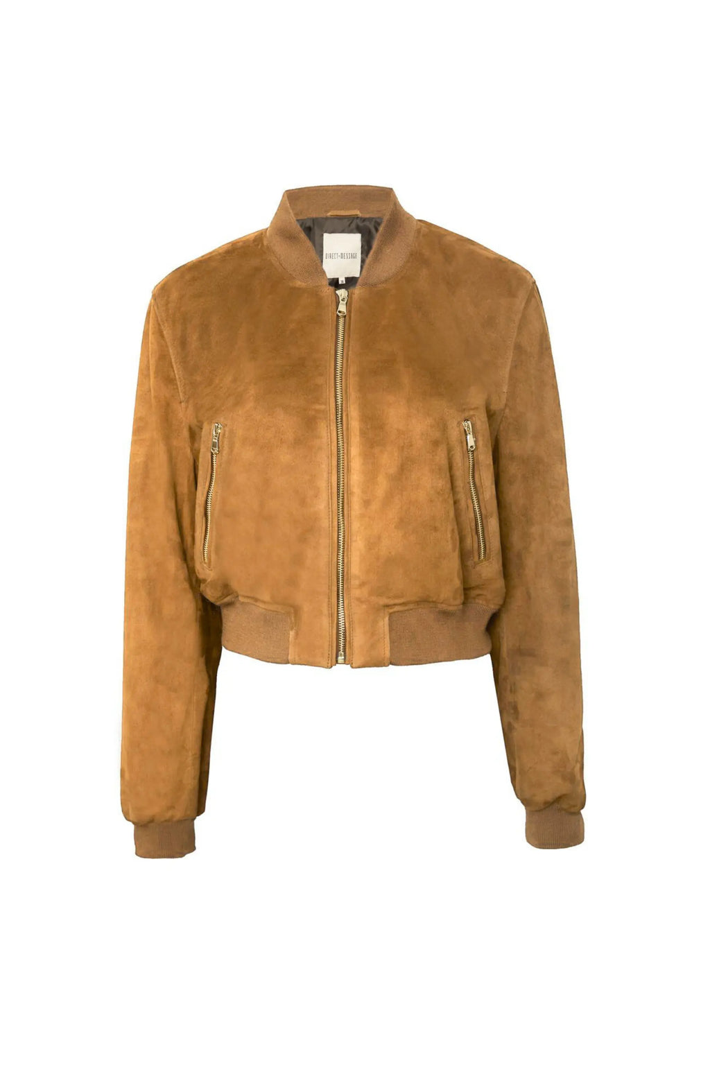 Rosa Suede Bomber Jacket