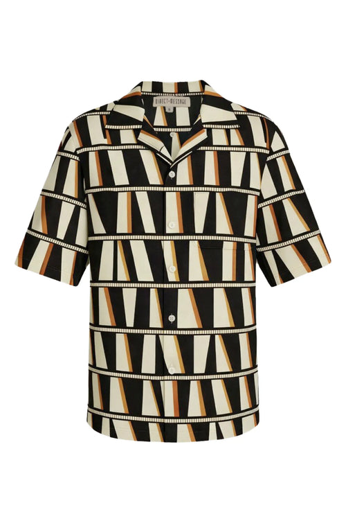 Black Geo Men's Shirt