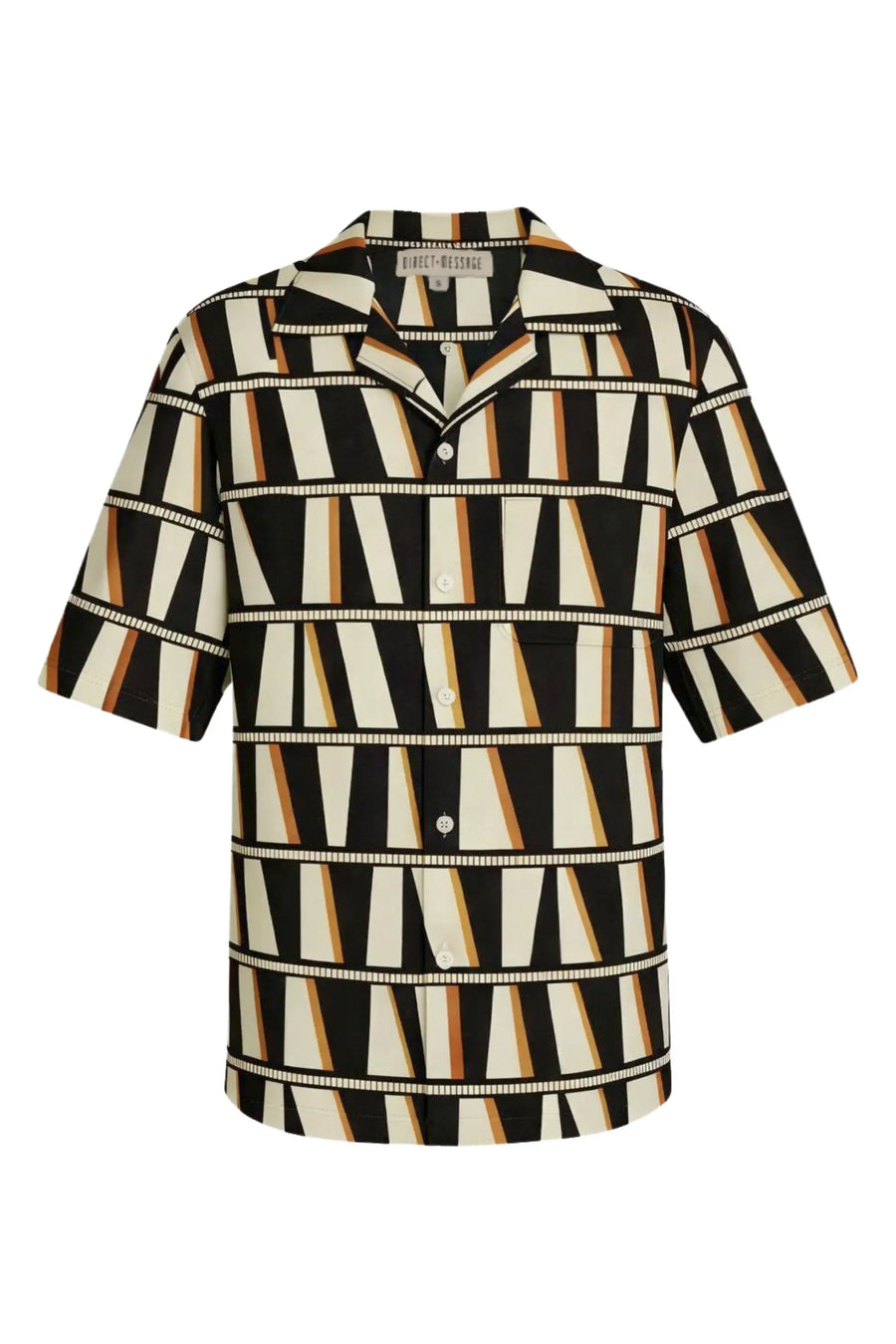 Black Geo Men's Shirt