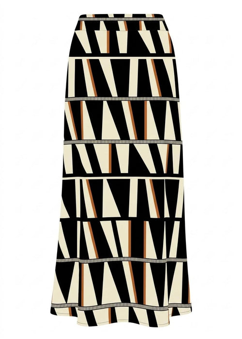 Black Geo Skirt